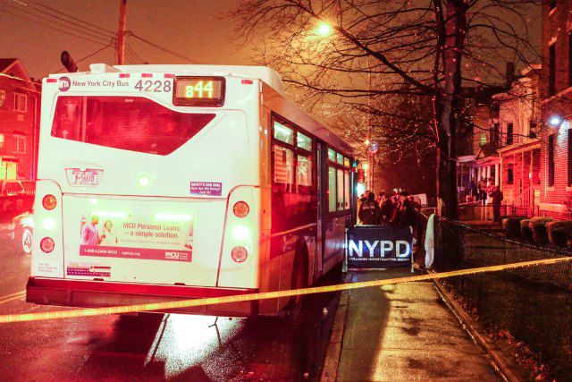 An MTA bus driver struck and killed a pedestrian in December